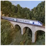 3 voitures TER PACA Ls Models 41234DC - HO 1/87 - 2R - SNCF - EP VI