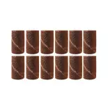 Set 12 bandages abrasifs - PG MINI M.3690 - Diamètre 6.3 mm