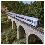 Set of 3 cars " TEE L'Arbalète " from SNCF