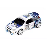 Voiture Ford "Focus WRC" Blanc/Bleu High Speed 43KFB3S - O 1/43