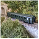 A green OCEM RA B9 REE MODELES VB383 - SNCF - HO 1/87 - Ep IIIB