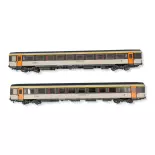 Set 2 Voitures Corail VTU Ls Models 40997 - HO 1/87 - SNCF - EP IV / V
