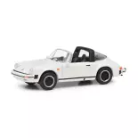 Porsche 911 Carrera 3.2 Targa blanche/décapotée SCHUCO 452665905 - HO 1/87