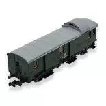 Fourgon à bagages "Donnerbüchse" Fleischmann 6260003 - N 1/160 - DR