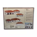 Maison en construction avec garage à 3 emplacements Faller 971 - HO 1/87