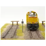 Pancarte "TT" position de l'avant train BOISMODELISME 115020 - HO 1/87 - SNCF