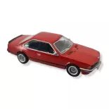 Voiture BMW 635 CSi rouge BREKINA 24350- HO 1/87