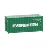 Conteneur 20' EVERGREEN - Faller 182004 - HO 1/87 - EP IV - Vert