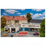 Bus depot with 2 sheds and offices Faller 130120 - HO : 1/87 - EP IV