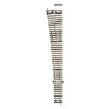 Aiguillage long à gauche Wl10 Roco 42488 - R 1946 mm- 10° - HO : 1/87 - Code 83