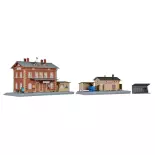 Langenthal" train station with outbuildings