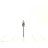 Pancarte "S" coup de Sifflet BOISMODELISME 115013 - HO 1/87 - SNCF