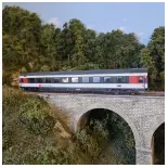 Voiture voyageurs type Bpm - Ls Models 47375 - HO 1/87 - CFF - EP VI