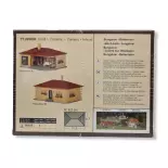 Chalet "Edelweib" miniature Faller 293039 - TT 1/120 - 126 x 870 x 650 mm