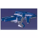 Boîte de 50 têtes d'attelages norme 362 MÄRKLIN 72000 - HO : 1/87