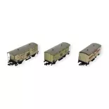 Coffret de 3 Wagons à bières ARNOLD HN6020 -SBB-CFF- N 1/160 - Ep II