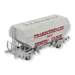 Wagon céréalier ESMERY-CARON gris - REE MODELES WB730 SNCF HO 1/87 - EP IV
