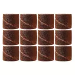Set 12 bandages abrasifs - PG MINI M.3630 - Diamètre 13 mm