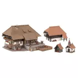 Black Forest Building Set "Vogtsbauernhof" Faller 130677 - HO : 1/87 - EP I