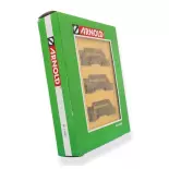 Wagons-trémies type Faccs "Weiacher Kies" ARNOLD HN6012 -SBB- N 1/160