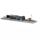 Gare ferroviaire "Neuses" Piko 60028 - à assembler - 227 x 45 x 45 mm - N 1/160