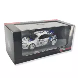 Voiture Ford "Focus WRC" Blanc/Bleu High Speed 43KFB3S - O 1/43