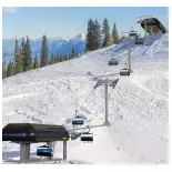 8 modern chairlifts Brawa 6346 - HO 1/87