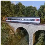 Voiture voyageurs type Bpm - Ls Models 47371 - HO 1/87 - CFF - EP VI