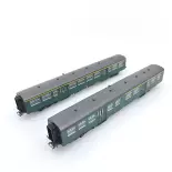 Coffret 2 voitures voyageurs M2 MARKLIN 43547 SNCB/NMBS - HO 1 : 87 - EP III