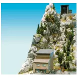 Aerial tramway "Nebelhorn" with 2 cabins Brawa 6340 - HO : 1/87 - EP III