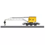 Wagon-Grue rotatif jaune MARKLIN START UP 4671 - HO 1/87 - Ep IV/V