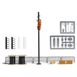 Scénette "Travailleur aérien" Busch 7837 - HO 1/87 - figurine + accessoires de ville