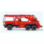 Fire Truck Crane Kw 16F Magirus 250 D 25 A - HO 1:87 - PREISER 31269
