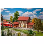 Gare de Gomadingen FALLER 110146 HO 1/87 - 248x105x135mm et 112x80x58mm