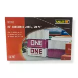 5 Conteneur 20' - Faller 182052- HO : 1/87 - EP VI