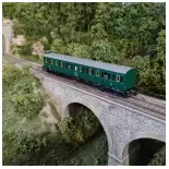 Voiture à compartiment "Trofejni" I Piko 53336 CSD - HO 1/87 - EP III