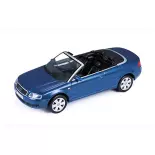 Voiture Audi "A4 Cabrio" - Bleu métallisé - High Speed 43KFB13S - O 1/43