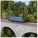 Tender 25 m3 25 A 50 - Green - For Decor - REE MODELS MB139 - SNCF - Ep III