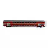 Voiture à deux niveaux de 1re et 2e classe de la DB AG, Fleischmann 862705, N /160