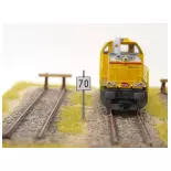 TIV "70" arrivée de limitation à 70km/h  BOISMODELISME 115016 - HO 1/87 - SNCF