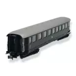Voiture voyageur verte MINITRIX 18425 - DR - N 1/160 - EP III