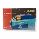 Conteneur 40' - Faller 182151 - HO : 1/87 - EP IV - P&O