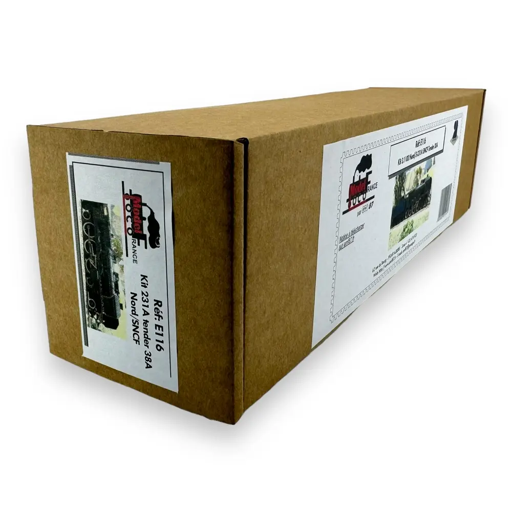 [Kit] Locomotive à Vapeur 2-231A Tender 38A AMF87 E116 - HO 1/87 - SNCF/NORD - 2