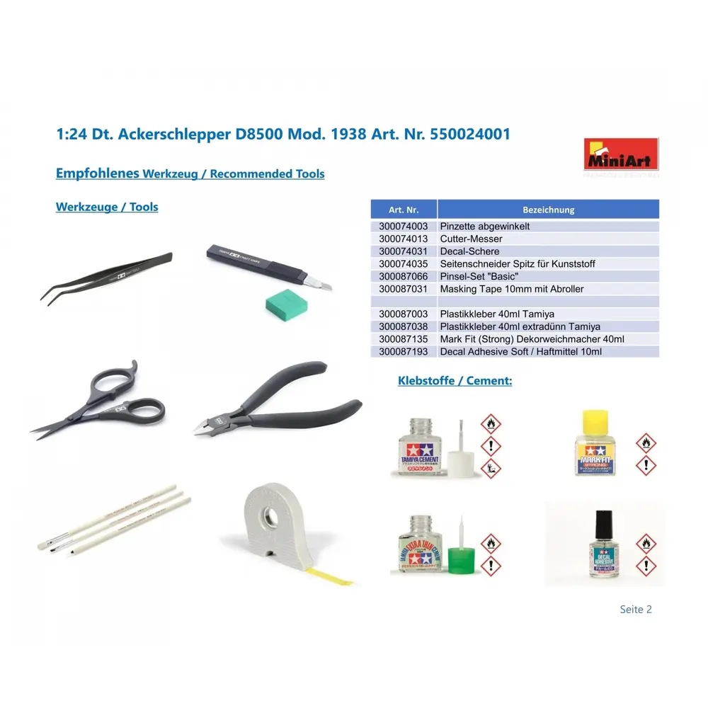 Tracteur Agricole Allemand D8500 - Miniart 24001 - 1/24 - 4