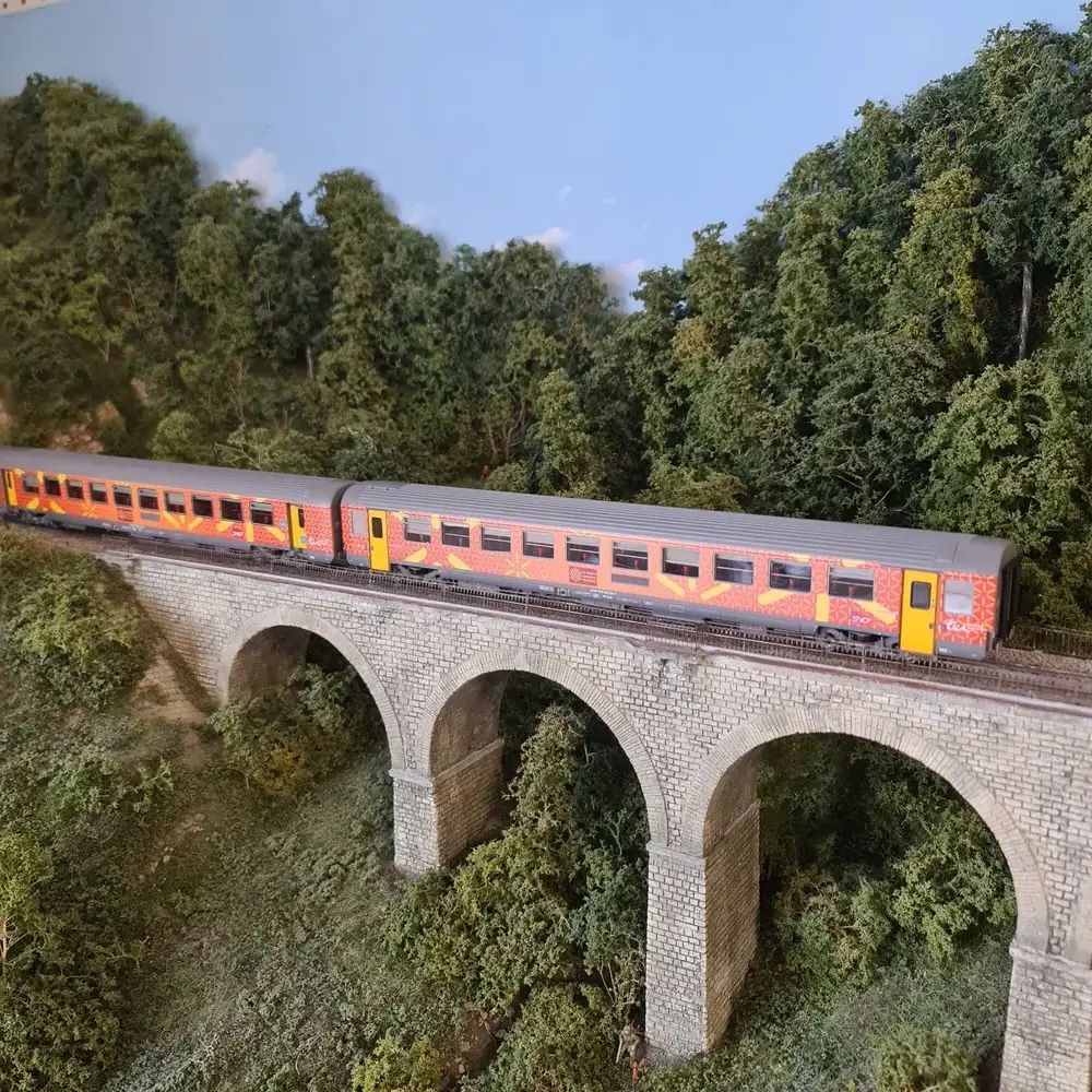 Set 3 Voitures VTU Languedoc Roussillon Carmillon - LS MODELS 41210 - HO - SNCF - EP VI - 5_rotated.webp