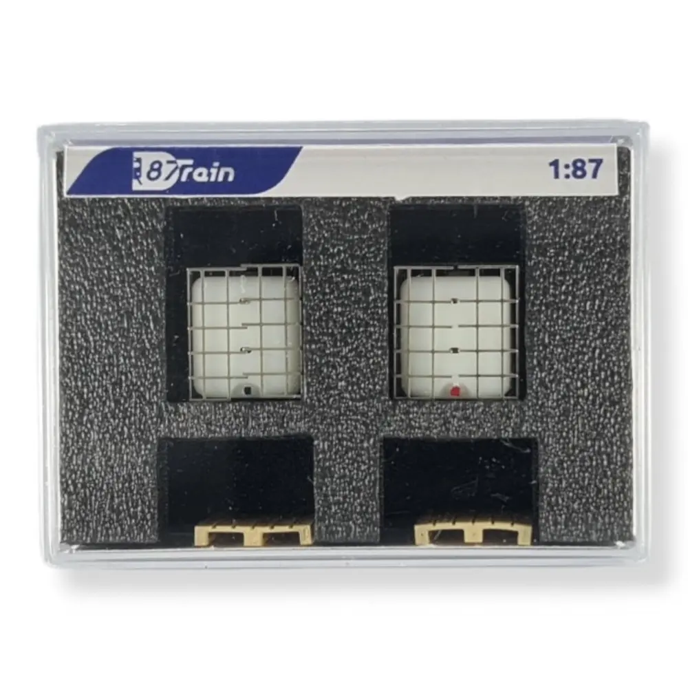 Lot de 2 réservoirs d'eau de pluie extérieurs - 87Train 221013 | HO 1/87ème - 3