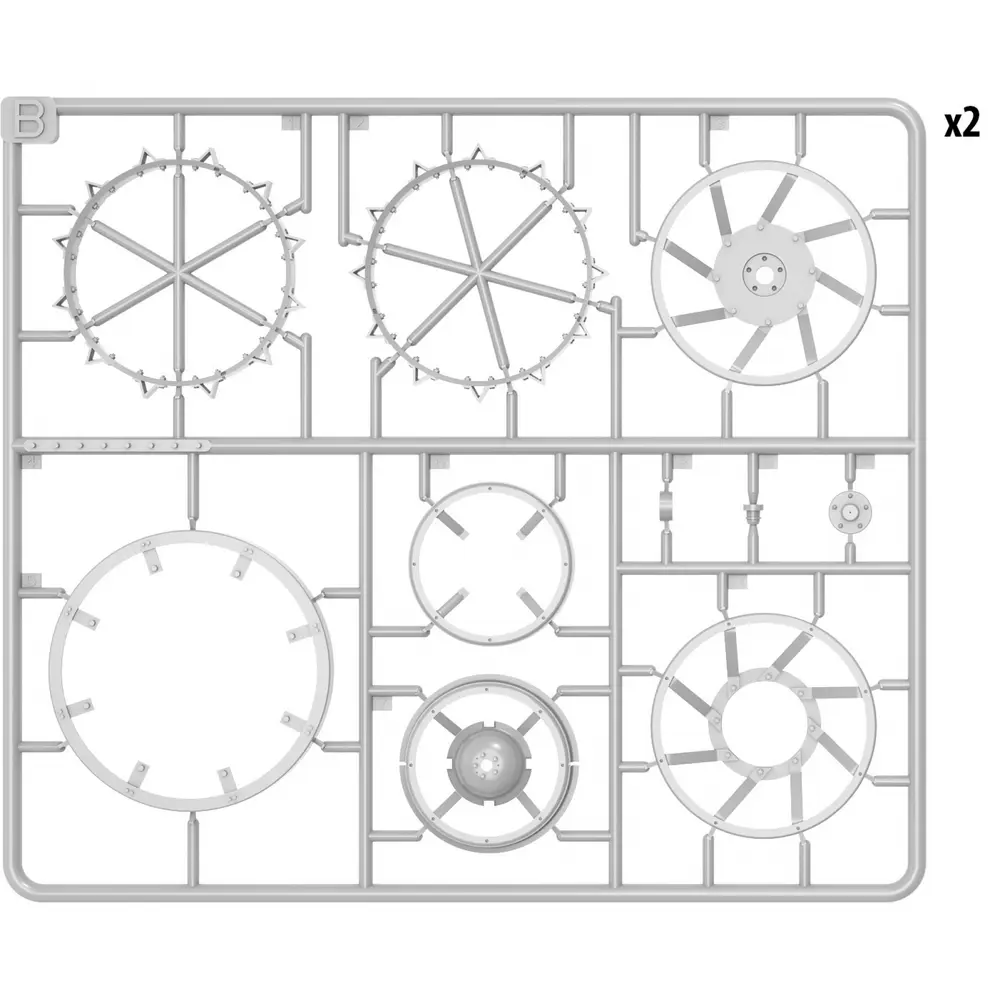 Tracteur Agricole Allemand D8500 - Miniart 24001 - 1/24 - 7