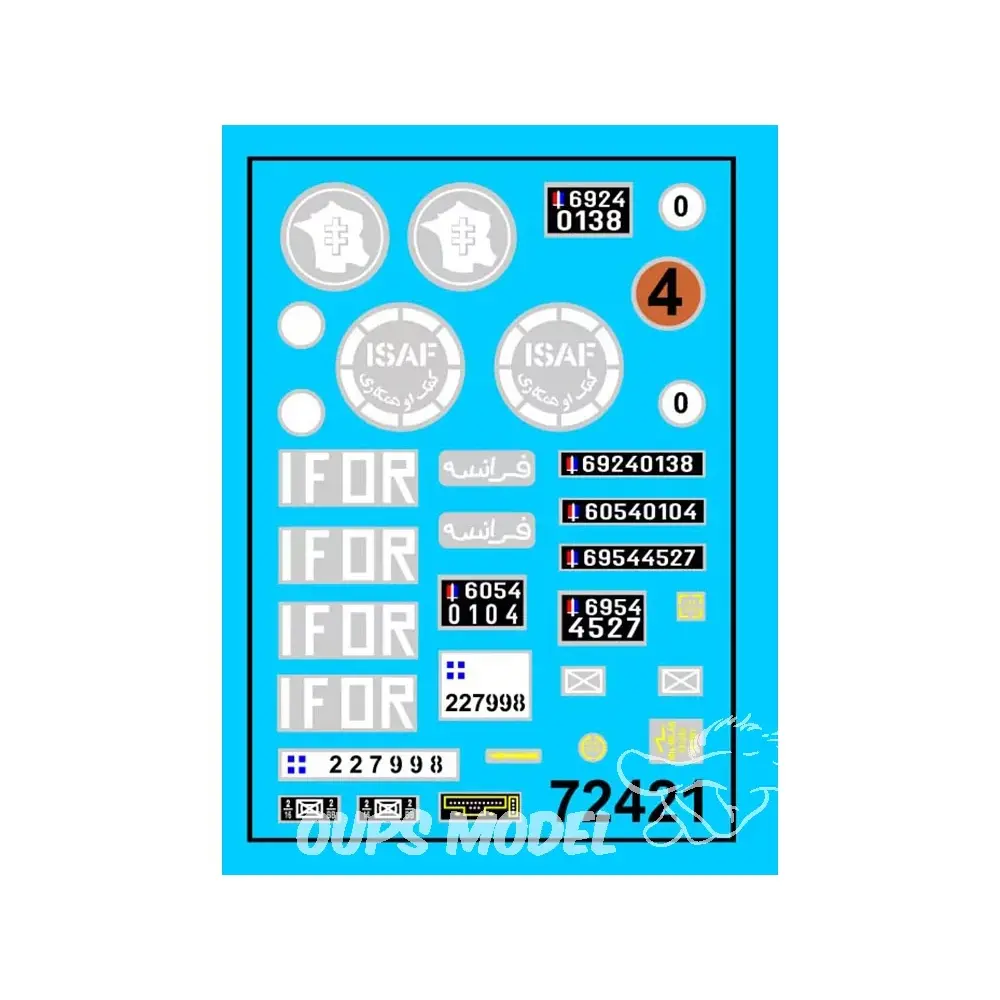 Véhicule militaire VBL porte-missile Milan AT - Ace 72421 - 1/72 - 7