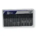 Lot de 12 Antennes - 3 modèles nickel-argent photodécoupé | 87TRAIN 221018 | HO 1/87 - 3