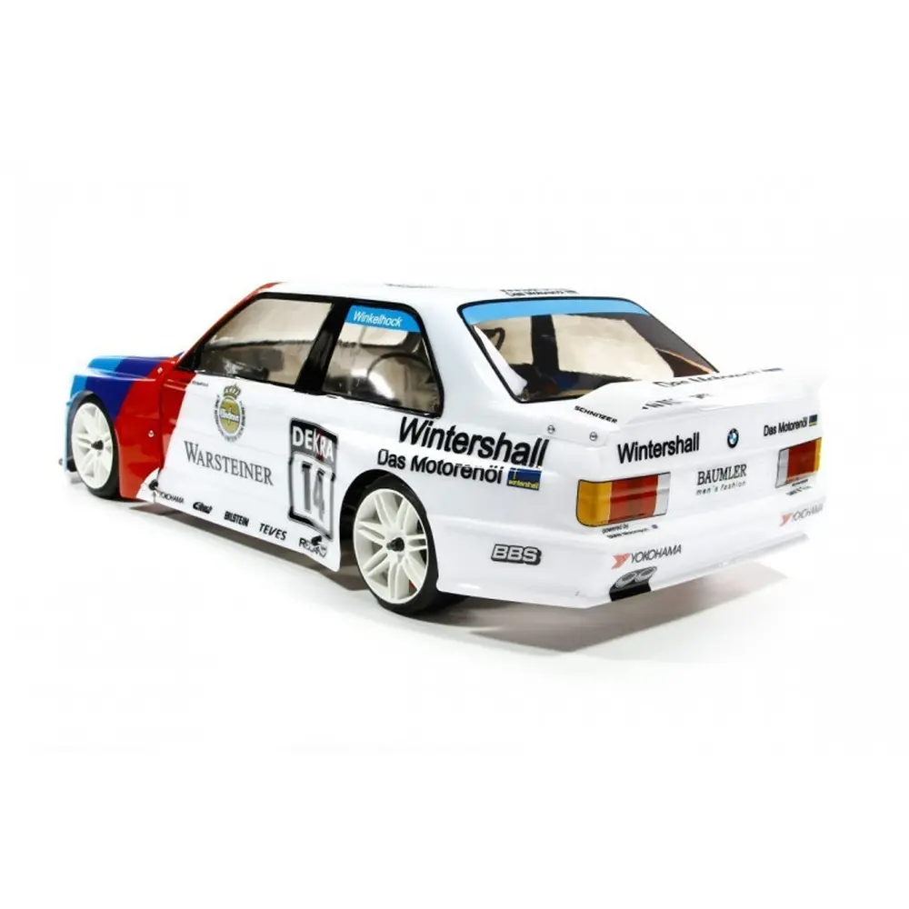 Carrosserie BMW M3 E30 transparente + châssis + stickers + supports - FG Modellsport 08058L - 1/5 - 4